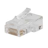 Pass-Thru Modular Data Plugs RJ45-CAT6, 10 per Package redirect to product page